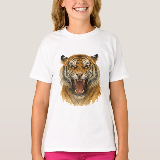 Wilde Stärke in jedem Streifen T-Shirt (Vorderseite)