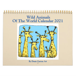 Wilde Tiere 2021 Kalender von Denis Gaston Art