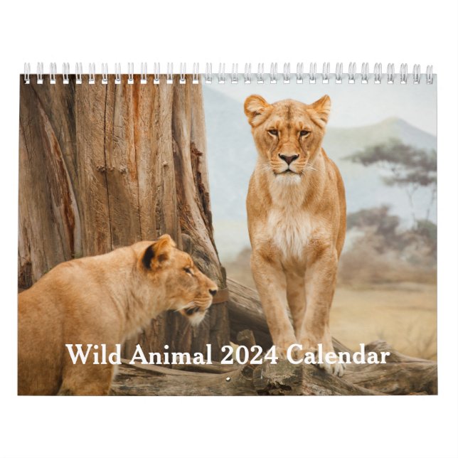Wilde Tiere 2025 Kalender (Titelbild)