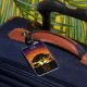 Wilde Tiere auf der afrikanischen Savanna Sunset Gepäckanhänger (Front Insitu 1)