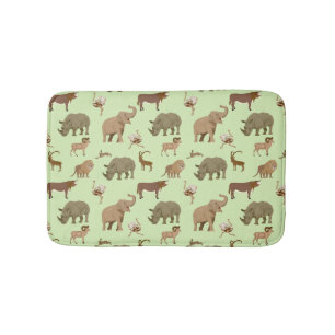 Wilde Tiere Badematte