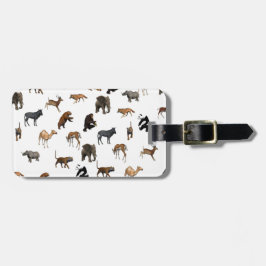 Wilde Tiere Gepäckanhänger