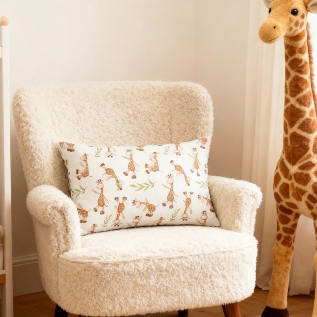 Wilde Tiere Giraffe Kinder Kissenbezug (pillow with giraffe pattern)