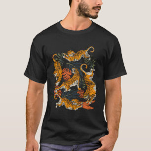 Wilde Tiere Jungle Zoo Hüter Geschenk Asien Große T-Shirt