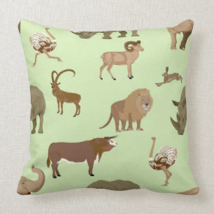 Wilde Tiere Kissen