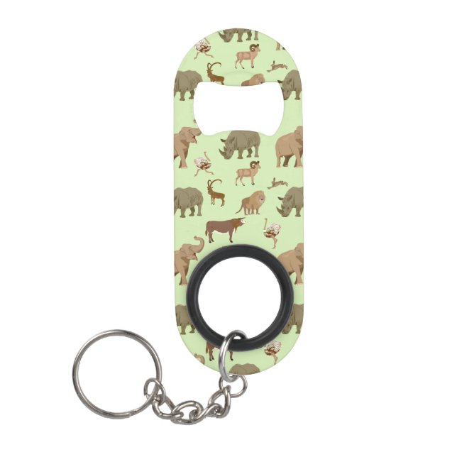 Wilde Tiere Mini Flaschenöffner (Vorderseite)