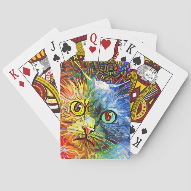 wilde Tiere Spielkarten (Rückseite)