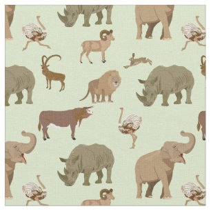 Wilde Tiere Stoff