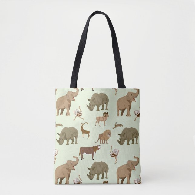 Wilde Tiere Tasche (Vorderseite)