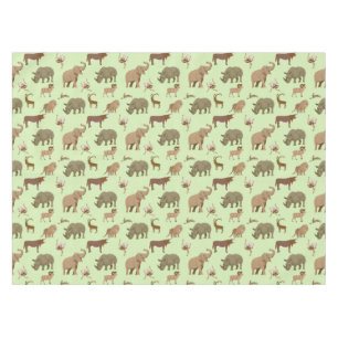 Wilde Tiere Tischdecke