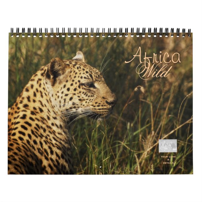 Wilde Tiere von Afrika Kalender (Titelbild)