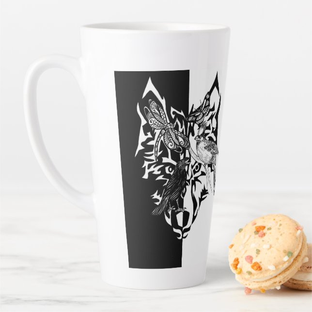 Wilde Tierführer 6" groß Milchtasse (Beispiel)