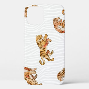 Wilde Tiger: Aquarelltiermuster. Case-Mate iPhone Hülle