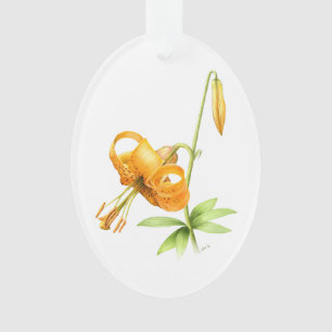 Wilde Tiger-Lilie Ornament