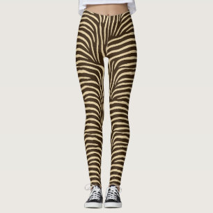 Wilde Tinte Zebra in Negative Leggings