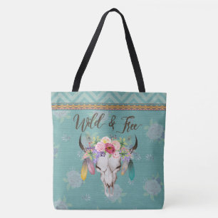 Wilde u. freie Boho Taschen-Tasche (verblaßter Tasche