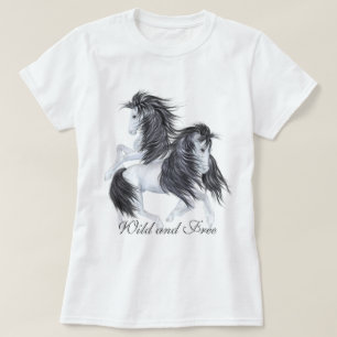 Wilde und freie Pferde T-Shirt