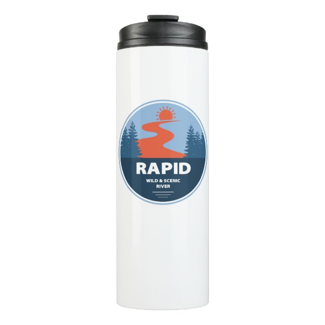 Wilde und Landschaftliche Flüsse Idaho Thermosbecher (Vorderseite)