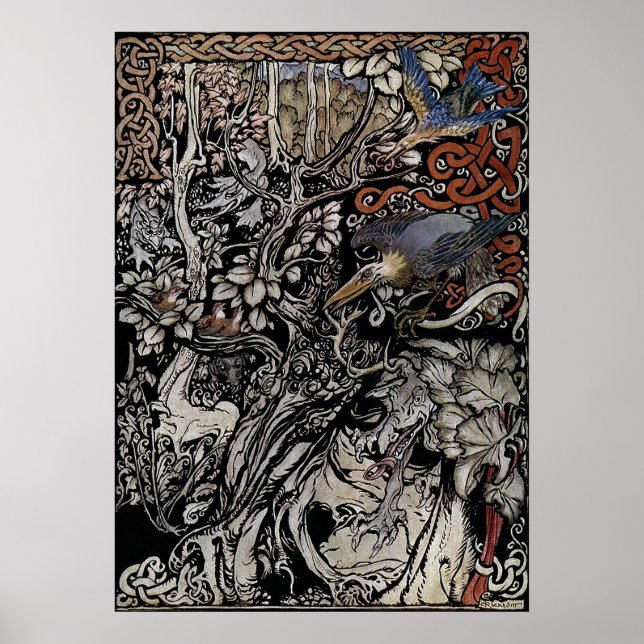 Wilde und schüchterne und monströse Kreaturen Poster (Vorne)