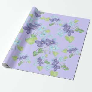 Wilde Violet-Blume Geschenkpapier