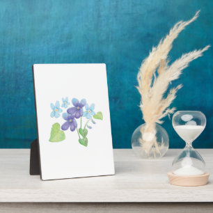 Wilde Violet-Blume - Illustration Fotoplatte