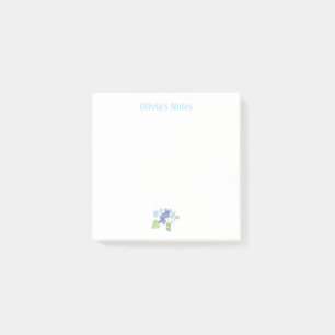 Wilde Violetten sind blau und Lila Personalisiert Post-it Klebezettel