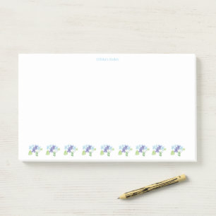 Wilde Violetten sind blau und Lila Personalisiert Post-it Klebezettel