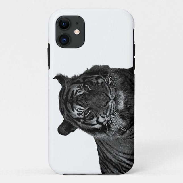 Wilde, vom Tiger bedrohte Arten Große Katzen Case-Mate iPhone Hülle (Rückseite)