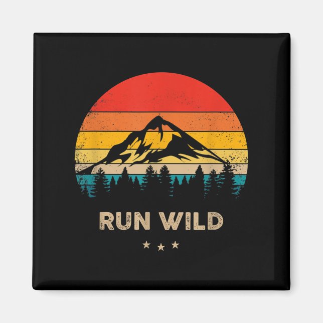 Wilde Wanderwege - Funny Trail Magnet (Vorne)