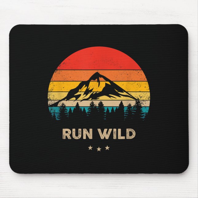Wilde Wanderwege - Funny Trail Mousepad (Vorne)