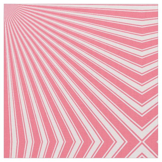 Wilde Wassermelone Funky Sun Rays Hintergrund Stoff (Nahaufnahme)