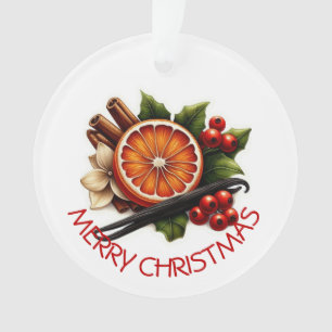 Wilde Weihnachtszeit-Blume Ornament