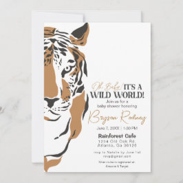 wilde Welt Dschungeliger Junge Dusche einladen Einladung