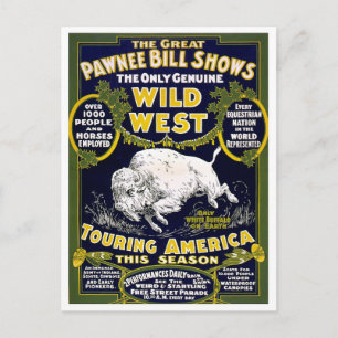 Wilde Westen Show, 1903 Postkarte