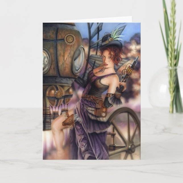 Wilde Westgruß-Karten Karte (Vorderseite)