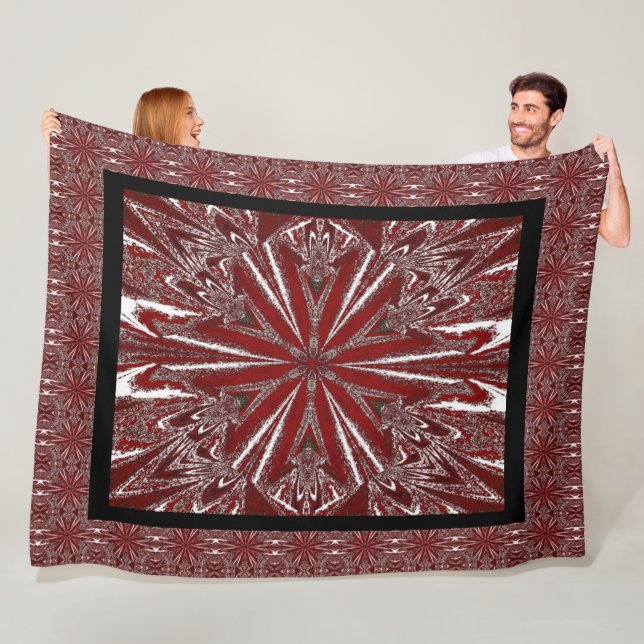 Wilde Wildblumen 33 Fleecedecke (Beispiel)