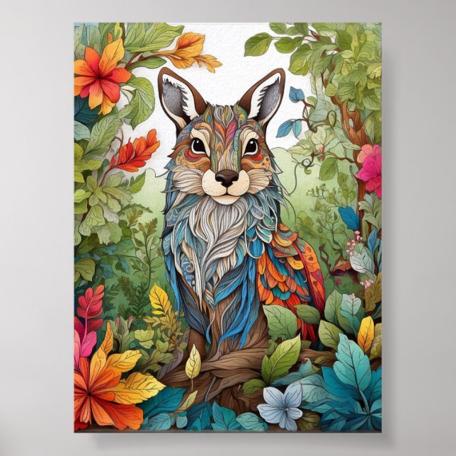 Wilde Wunder: Harmonie in Naturfarbenplakat Poster (Vorne)
