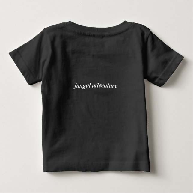 "Wilde Wunder: Jungle Adventure T-Shirt" Baby T-shirt (Rückseite)