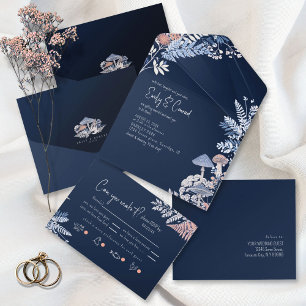 Wilde & wunderliche Hochzeit ID1110 All In One Einladung