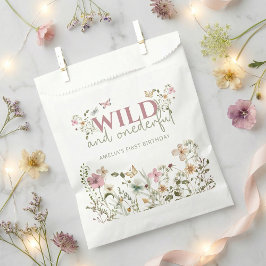 Wilde & Wundervolle Wildblumen 1. Geburtstagsfeier Geschenktütchen