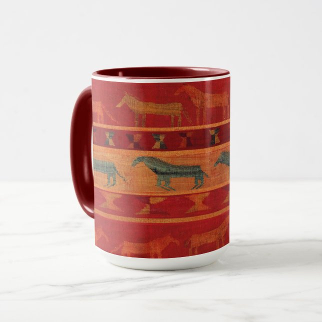 Wilde Zigeuner-Mustangs Tasse (Vorderseite Links)