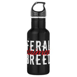 Wilde Zucht behauptete Wasser-Flasche Edelstahlflasche