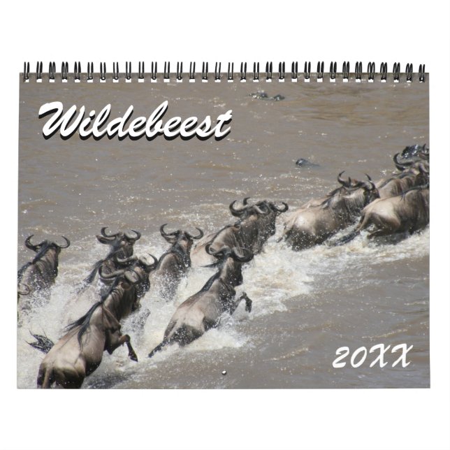 wildebeest 2026 kalender (Titelbild)