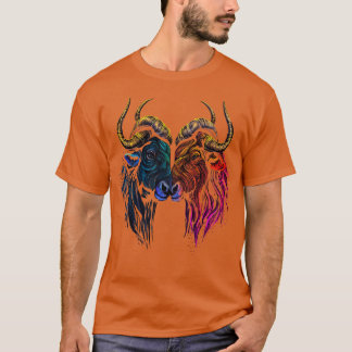 Wildebeest Valentinstag T-Shirt