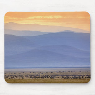 Wildebeest während der Migration, Conerneut aetes Mousepad