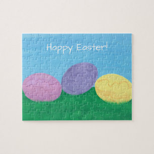 Wildeier in Gras-Happy-Osterpuzzles