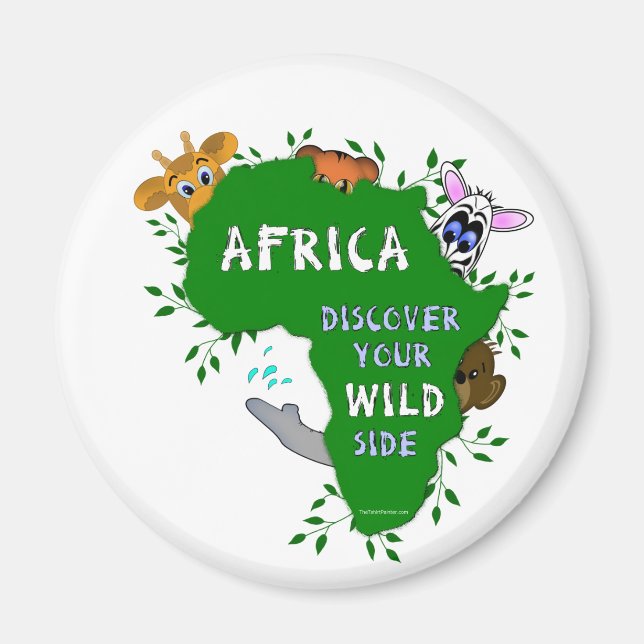 Wilder Afrika Magnet (Vorne)