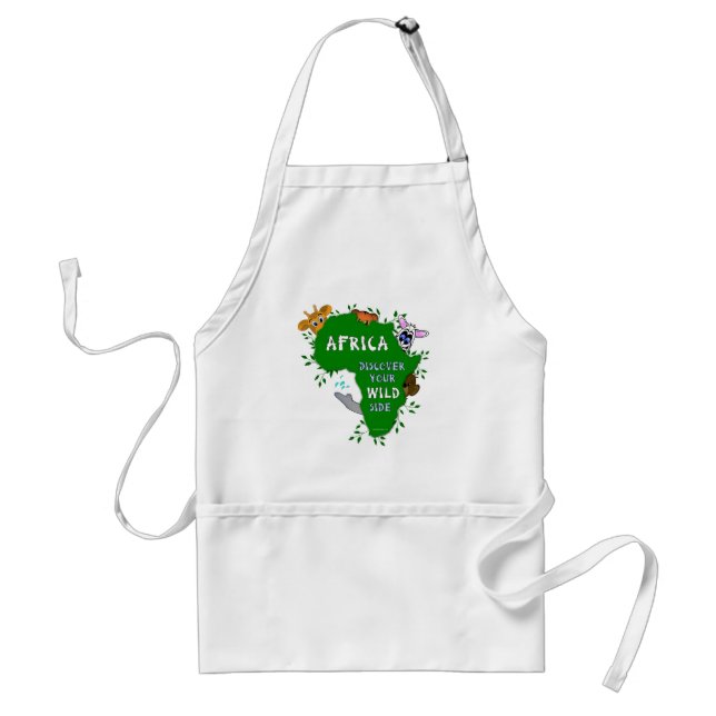 Wilder Afrika Schürze (Vorne)