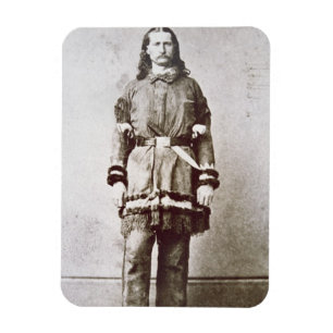 "Wilder Bill" Hickok (1837-76) (b/w Foto) Magnet