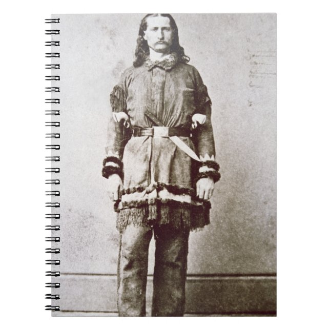 "Wilder Bill" Hickok (1837-76) (b/w Foto) Notizblock (Vorderseite)